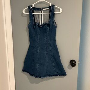 abercrombie denim dress